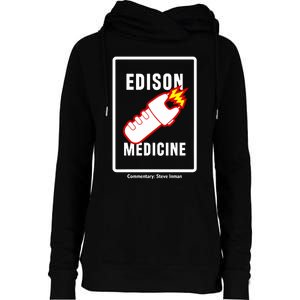 Steve Inman Wearing Edison Medicine Womens Funnel Neck Pullover Hood