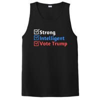 Strong Intelligent Women For Trump Girl Maga Checklist PosiCharge Competitor Tank