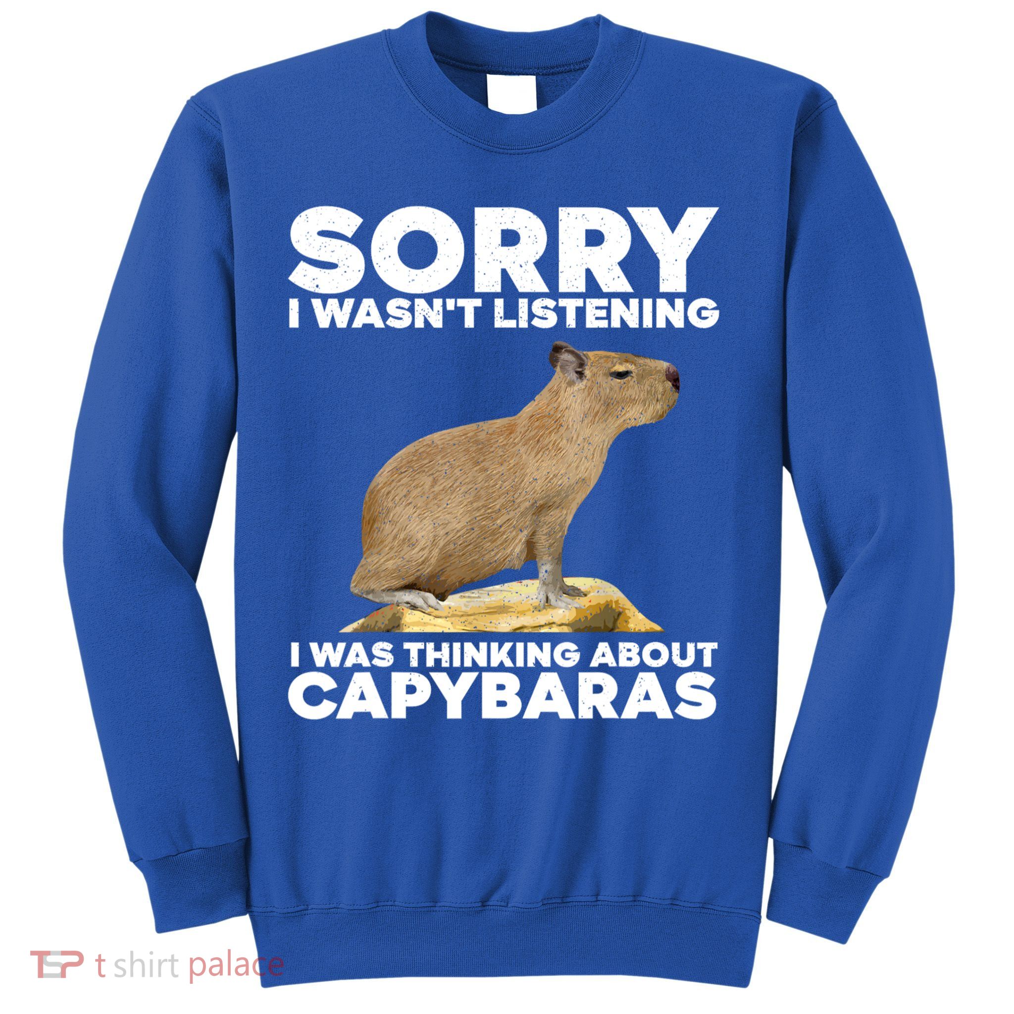 Sorry I WasnT Listening I Was Thinking About Capybaras Sweatshirt