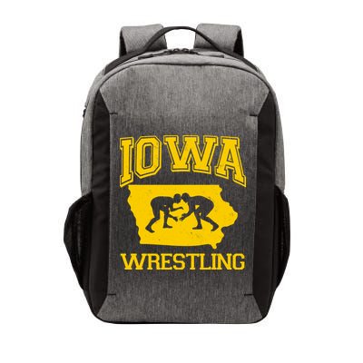 Silhouette Iowa Wrestling Team Wrestler Vector Backpack