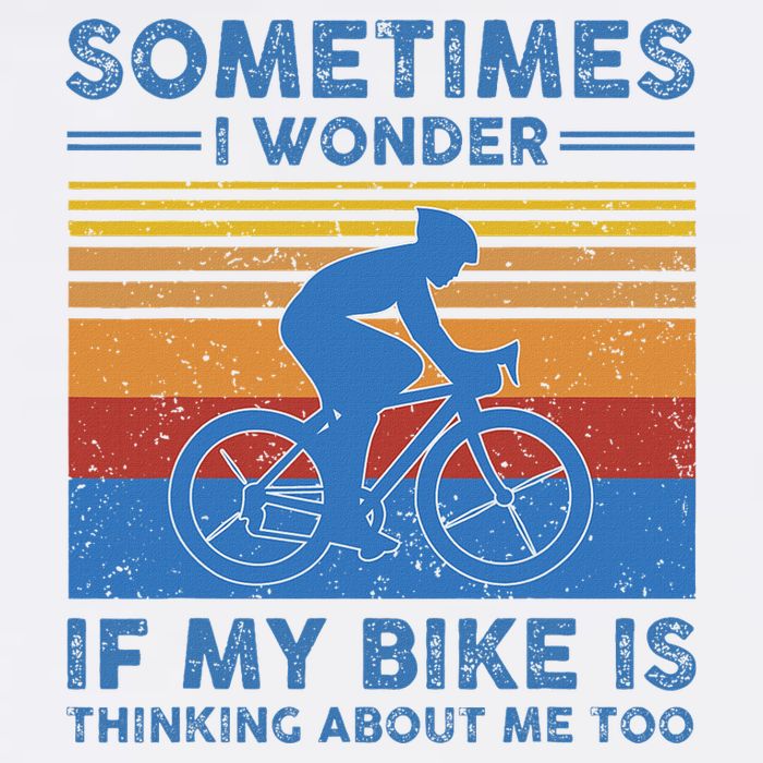 Sometimes I Wonder If My Bike Is Thinking About Me Too Biker Short Acrylic Beanie