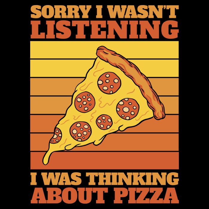 Sorry I Wasn't Listening I Was Thinking About Pizza Apron
