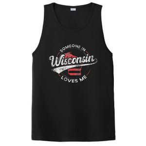 Someone In Wisconsin Loves Me Wisconsin PosiCharge Competitor Tank