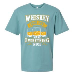 Scottish Irish Whiskey Er St Patricks Day Bartender Great Gift Sueded Cloud Jersey T-Shirt