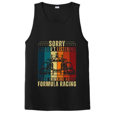 Sorry I WasnT Listening I Was Thinking About Formula Racing PosiCharge Competitor Tank