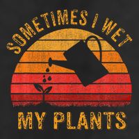 Sometimes I Wet My Plants Garden Lover 7 Panel Mesh Trucker Snapback Hat