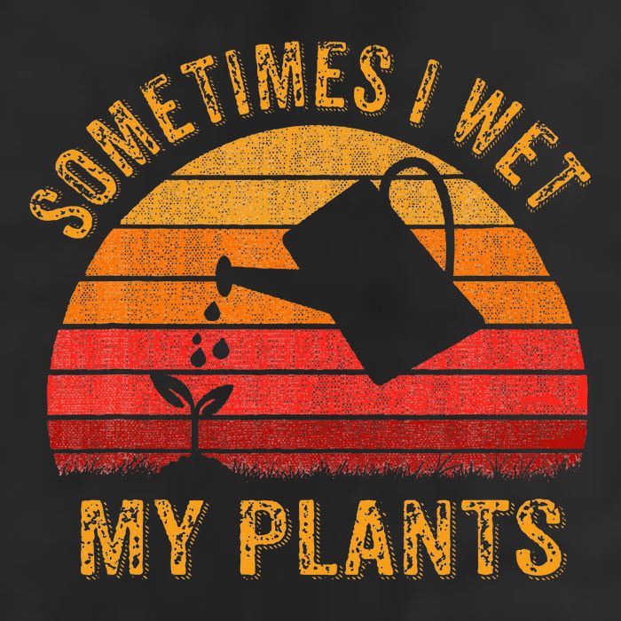 Sometimes I Wet My Plants Garden Lover 7 Panel Mesh Trucker Snapback Hat
