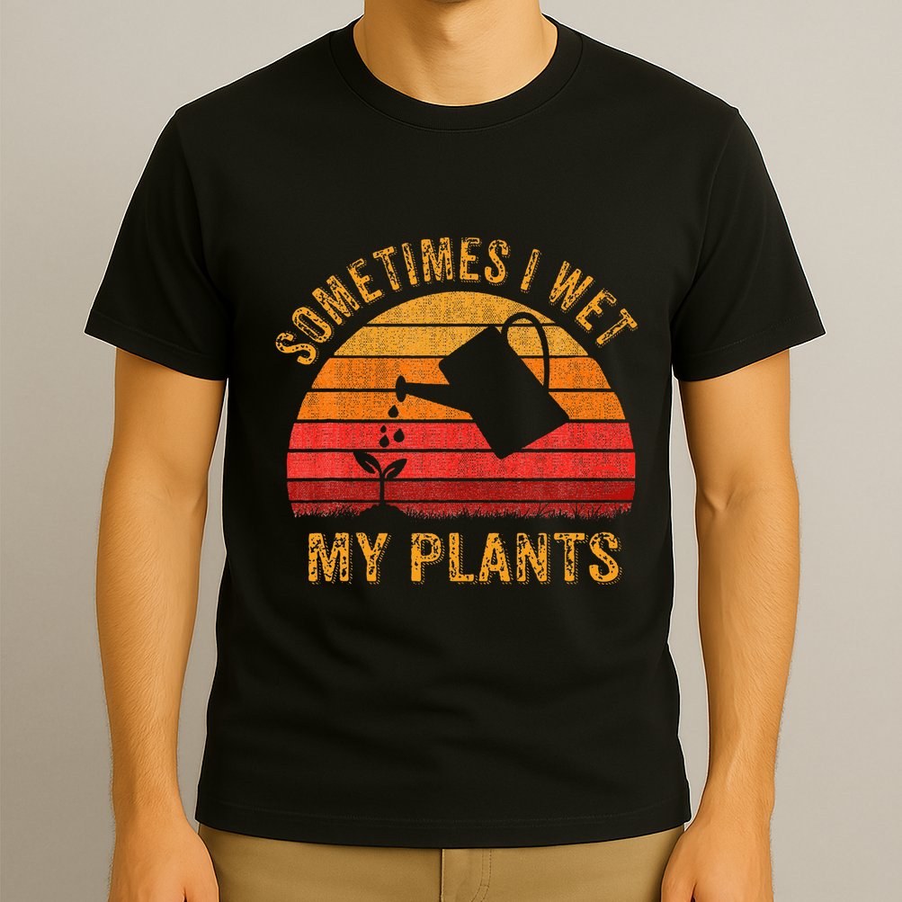 Sometimes I Wet My Plants Garden Lover T-Shirt