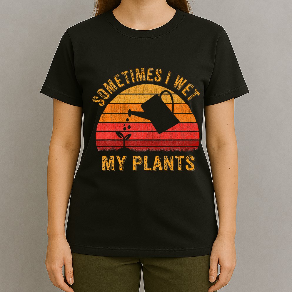 Sometimes I Wet My Plants Garden Lover T-Shirt