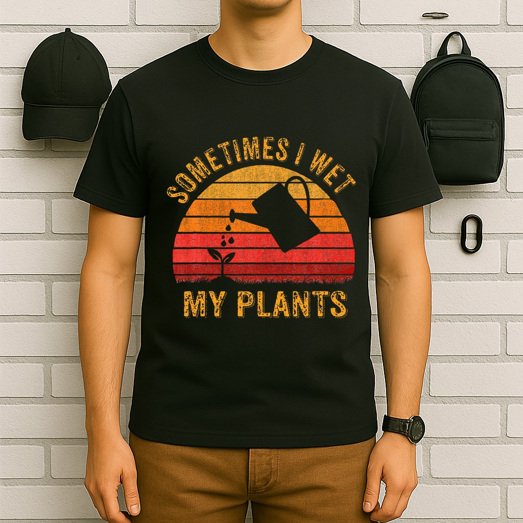 Sometimes I Wet My Plants Garden Lover T-Shirt