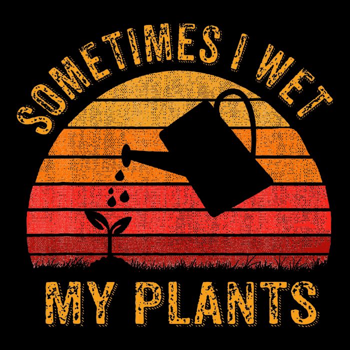 Sometimes I Wet My Plants Garden Lover Wool Snapback Cap