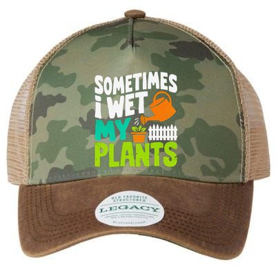 Sometimes I Wet My Plants Legacy Tie Dye Trucker Hat