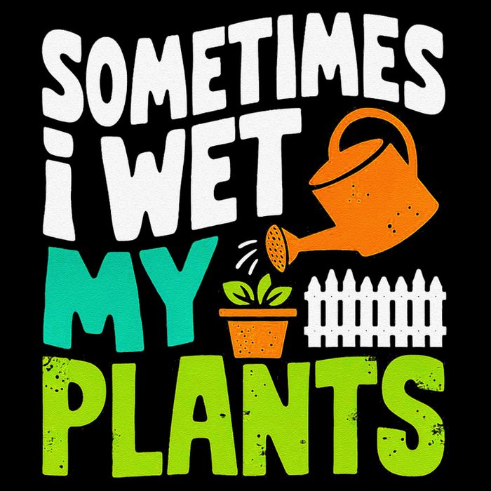 Sometimes I Wet My Plants Stripe Pom Pom Beanie