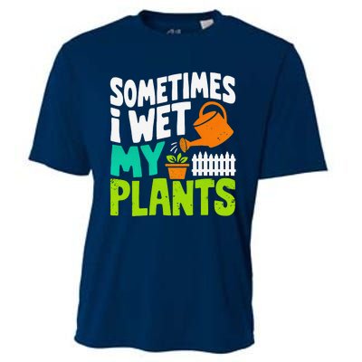 Sometimes I Wet My Plants Cooling Performance Crew T-Shirt