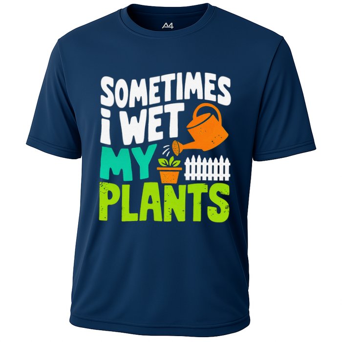 Sometimes I Wet My Plants Cooling Performance Crew T-Shirt