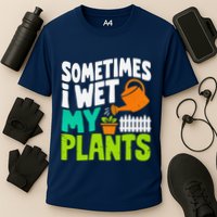 Sometimes I Wet My Plants Cooling Performance Crew T-Shirt