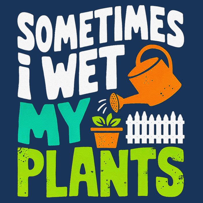 Sometimes I Wet My Plants Cooling Performance Crew T-Shirt