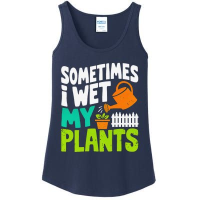 Sometimes I Wet My Plants Ladies Essential Tank