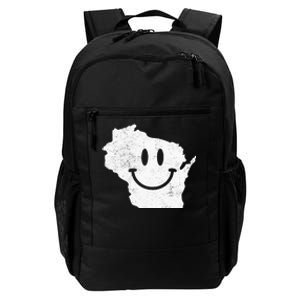 Smiling In WI – Funny Wisconsin Happy Face Daily Commute Backpack