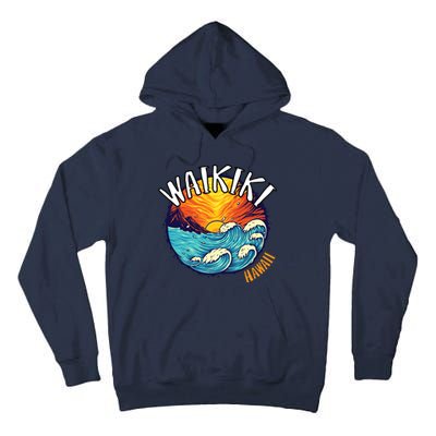 Summer In Waikiki Hawaii Tall Hoodie