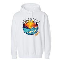 Summer In Waikiki Hawaii Garment-Dyed Fleece Hoodie