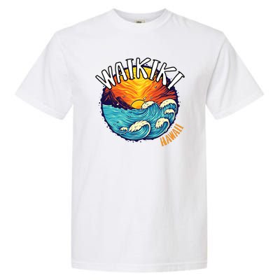 Summer In Waikiki Hawaii Garment-Dyed Heavyweight T-Shirt