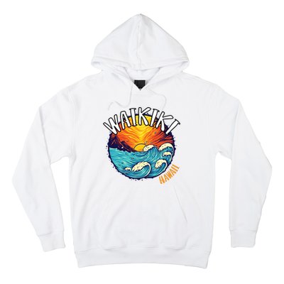 Summer In Waikiki Hawaii Hoodie