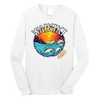 Summer In Waikiki Hawaii Long Sleeve Shirt