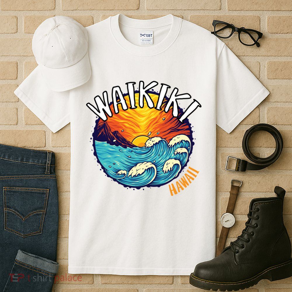 Summer In Waikiki Hawaii Tall T-Shirt