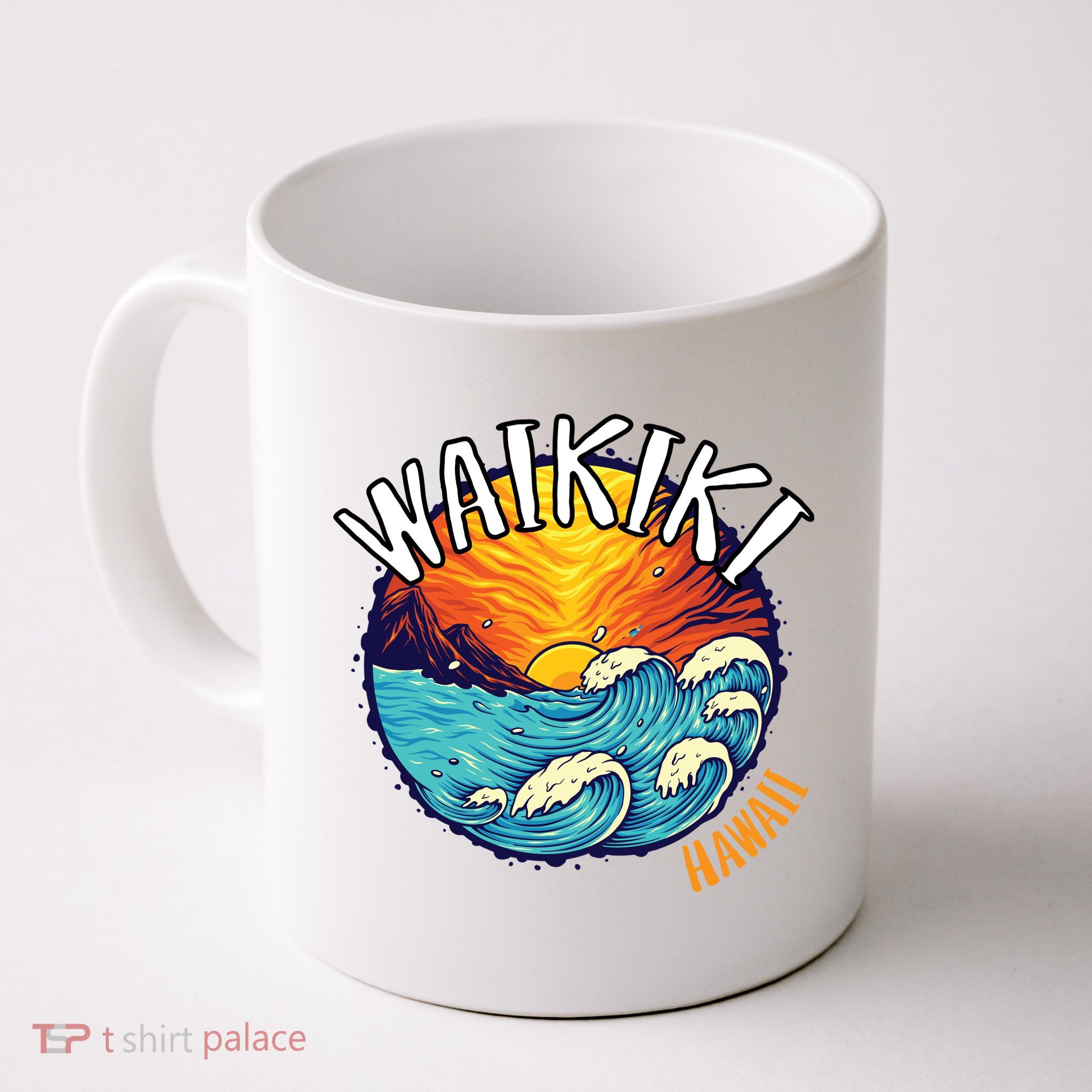 Summer In Waikiki Hawaii Mug