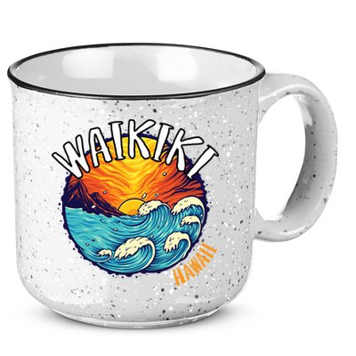 Summer In Waikiki Hawaii 15oz Campfire Ceramic Mug