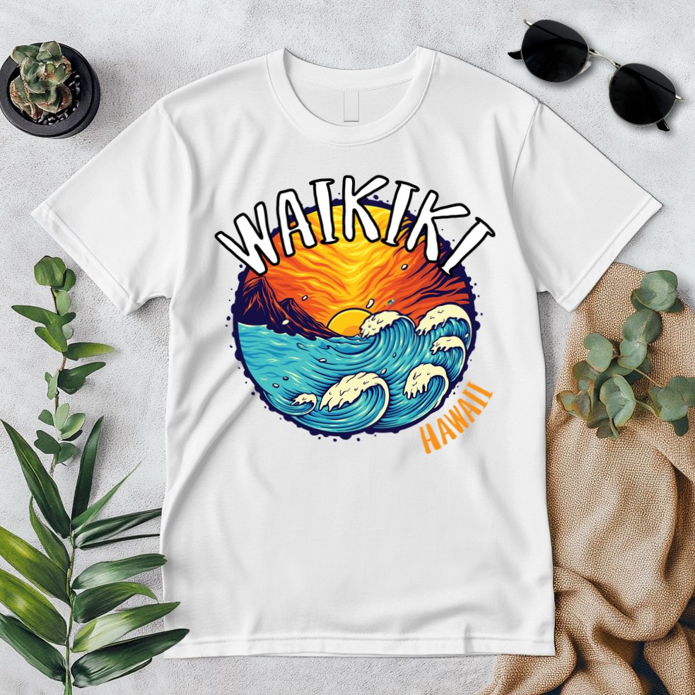 Summer In Waikiki Hawaii Premium T-Shirt