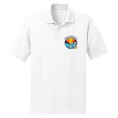 Summer In Waikiki Hawaii PosiCharge RacerMesh Polo