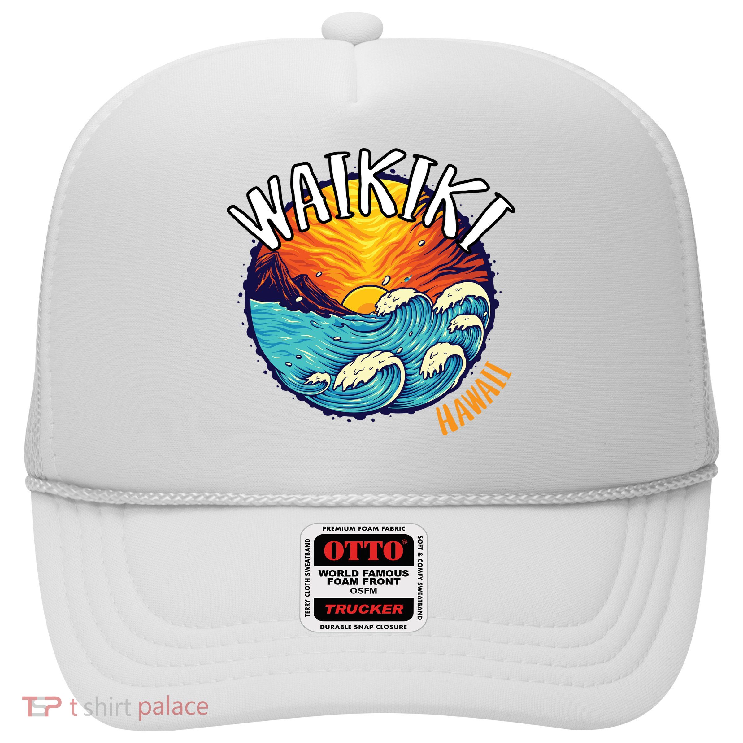 Summer In Waikiki Hawaii Trucker Hat