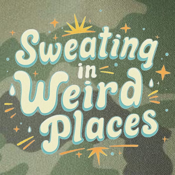 Sweating In Weird Place Funny Embarrassing Legacy Tie Dye Trucker Hat