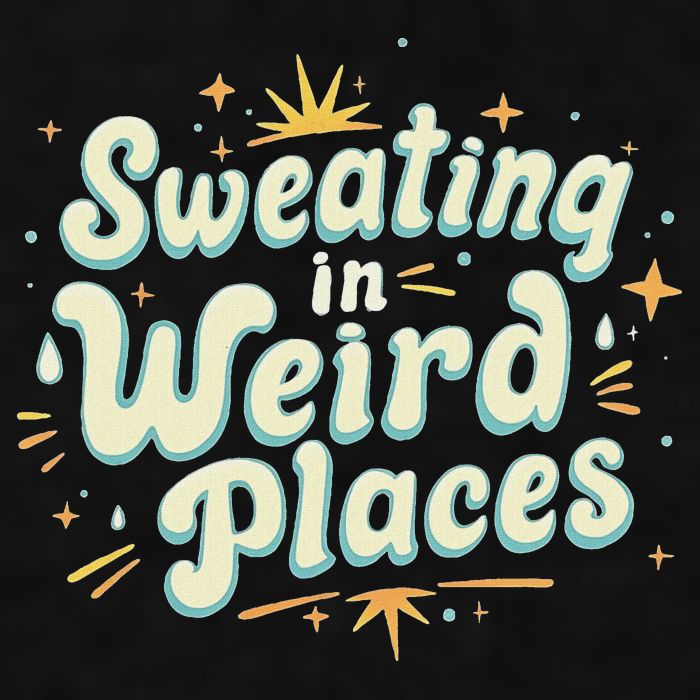 Sweating In Weird Place Funny Embarrassing Ladies PosiCharge Tri-Blend Wicking Tank