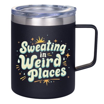 Sweating In Weird Place Funny Embarrassing 12oz Stainless Steel Coffee Mug