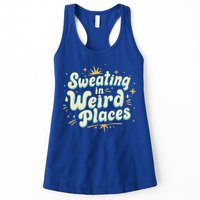 Sweating In Weird Place Funny Embarrassing Womens Tank Top