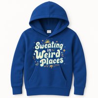 Sweating In Weird Place Funny Embarrassing Kids Hoodie