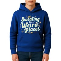 Sweating In Weird Place Funny Embarrassing Kids Hoodie