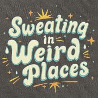 Sweating In Weird Place Funny Embarrassing Cotton Canvas Backpack
