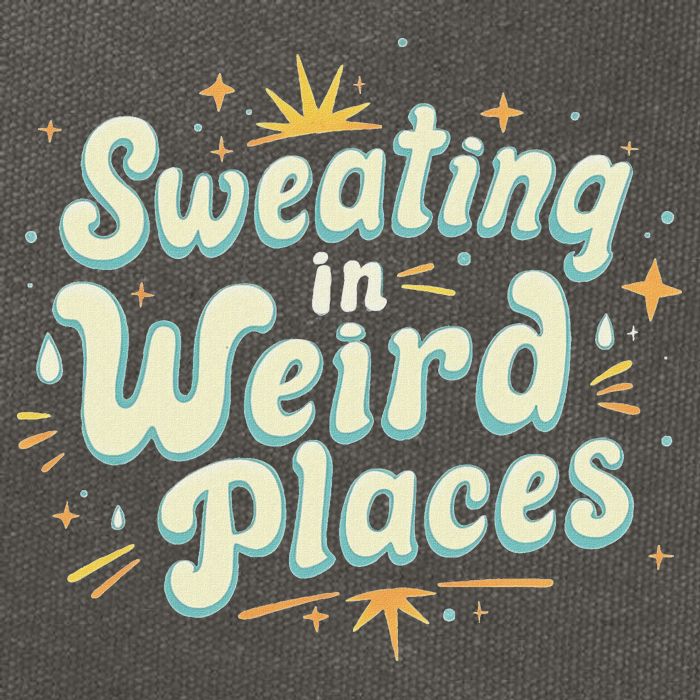Sweating In Weird Place Funny Embarrassing Cotton Canvas Backpack