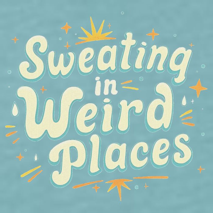 Sweating In Weird Place Funny Embarrassing Sueded Cloud Jersey T-Shirt