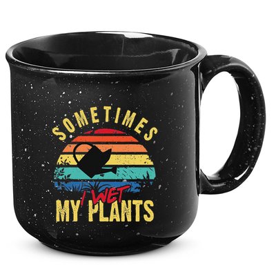 Sometimes I Wet My Plants Gardener Gardening Plant Grower 15oz Campfire Ceramic Mug