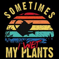 Sometimes I Wet My Plants Gardener Gardening Plant Grower Zip Tote Bag