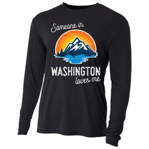 Someone In Washington Loves Me Cooling Performance Long Sleeve Crew