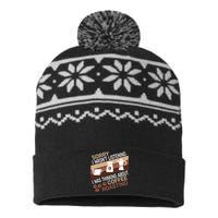 Sorry I Wasn't Coffee Roasting retro Barista Coffee Roaster USA-Made Snowflake Beanie