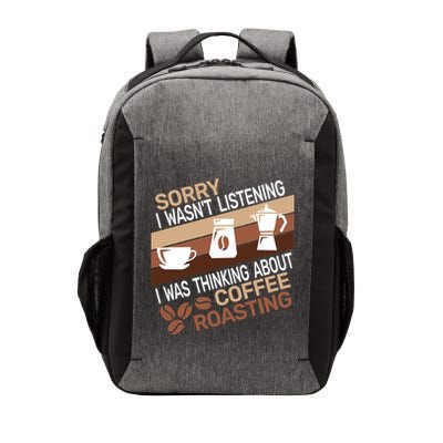 Sorry I Wasn't Coffee Roasting retro Barista Coffee Roaster Vector Backpack