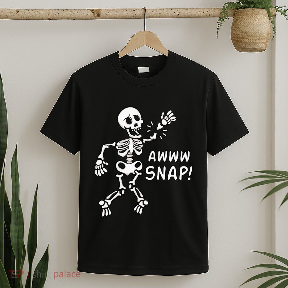 Skeleton Injury Wrist Surgery Recovery Aw Snap Broken Arm T-Shirt
