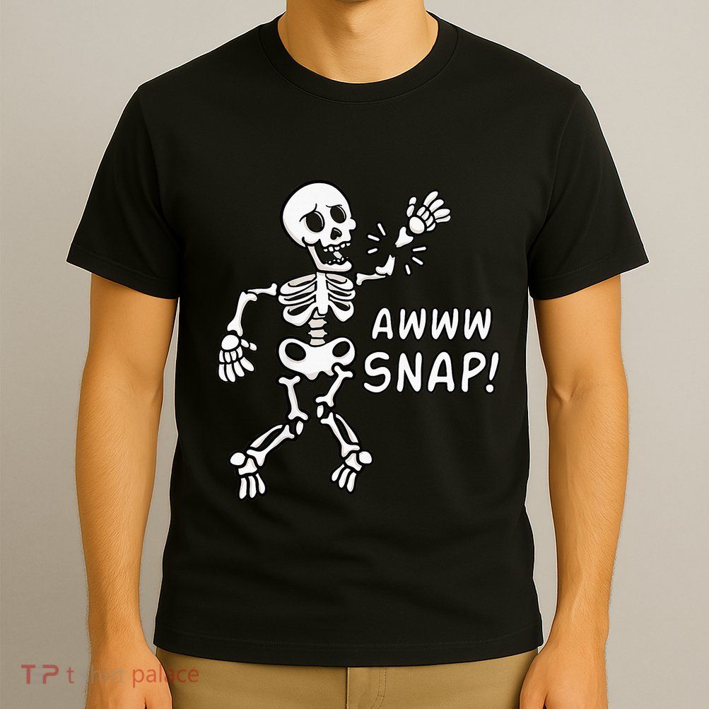 Skeleton Injury Wrist Surgery Recovery Aw Snap Broken Arm T-Shirt